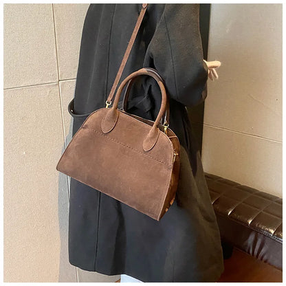 Exquisite Vintage Top-Handle Tote for Autumn Elegance