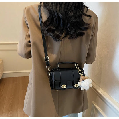 Elegant Women's Soft PU Boston Crossbody Bag