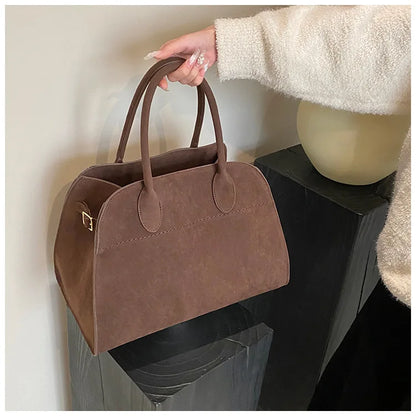 Exquisite Vintage Top-Handle Tote for Autumn Elegance