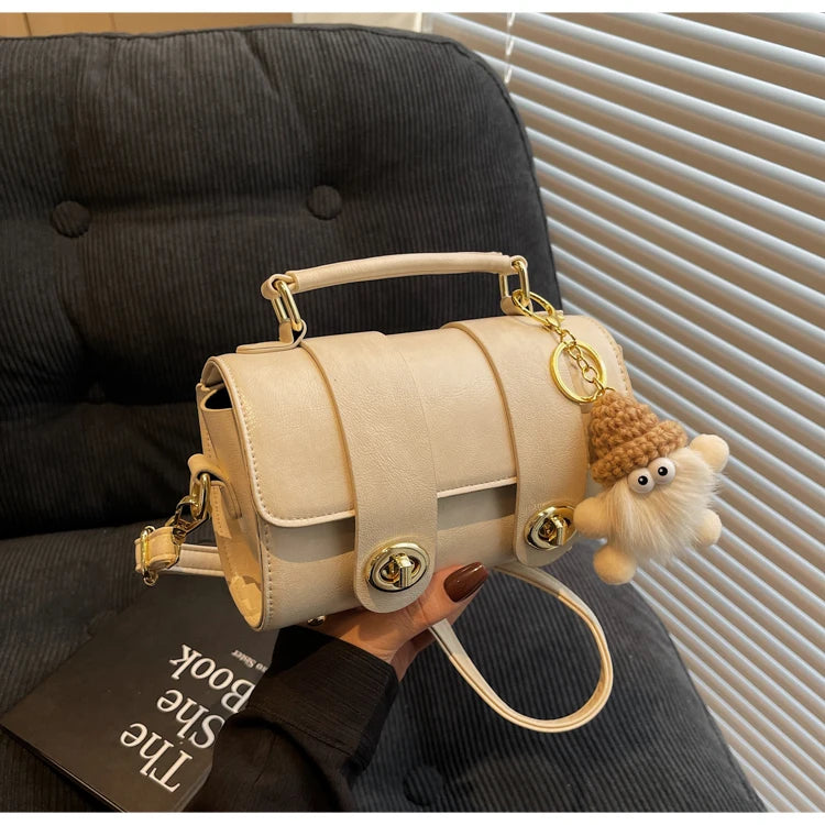 Elegant Women's Soft PU Boston Crossbody Bag