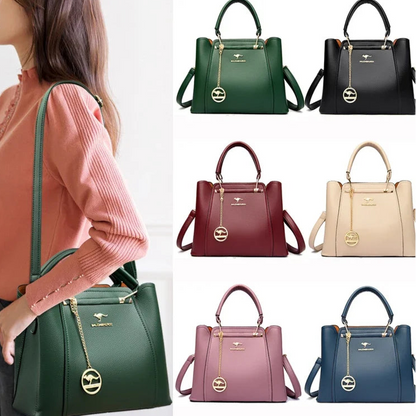 Exquisite Designer Leather Tote - Women's Luxury Handbag
