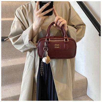 Elegant Retro Women's Crossbody Bowling Bag