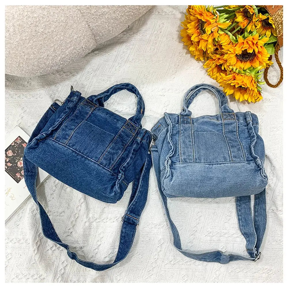 Sophisticated Denim Shoulder Bag for Women