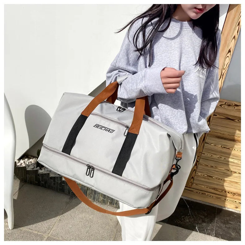 Elegant Oxford Travel Duffle Bag