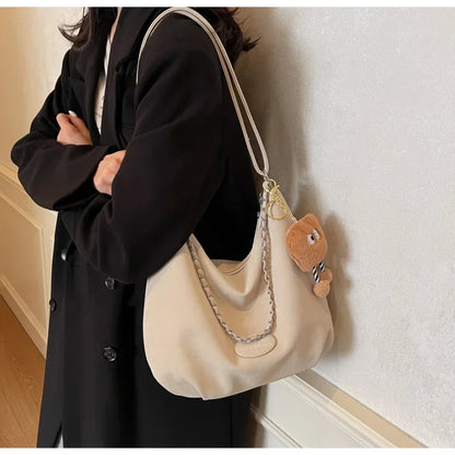 Elegant Retro Women's Shoulder Bag - Autumn Collection