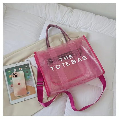 Elegant Transparent PVC Women's Tote Bag