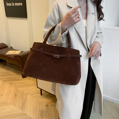 Elegant Velvet Tote Bag - Luxury Women's Handbag