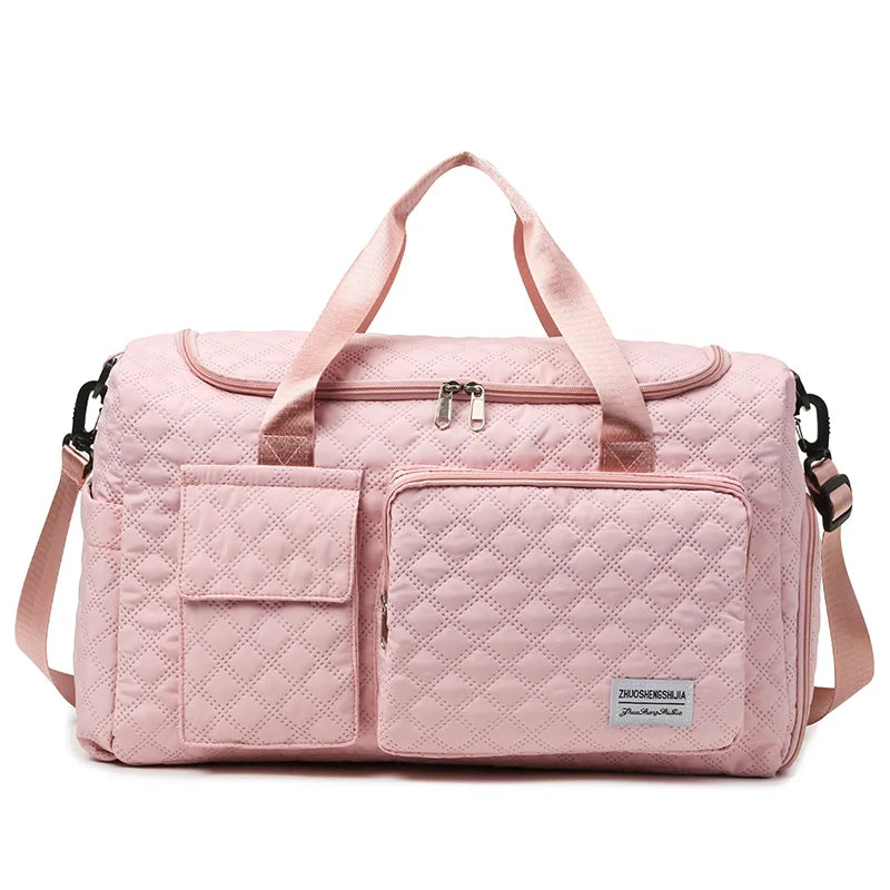 Elegant Oxford Quilted Women's Travel Handbag