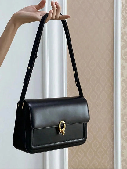 Exquisite Women's Retro Baguette Shoulder Bag