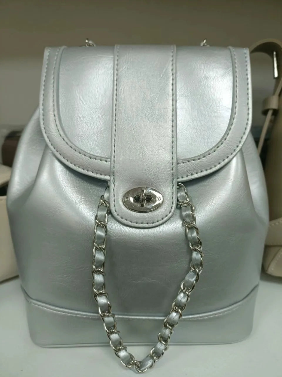 Elegant Korean Style Women's Chain Shoulder Bag