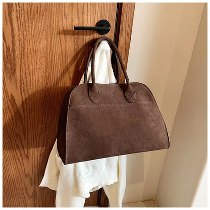 Exquisite Vintage Top-Handle Tote for Autumn Elegance