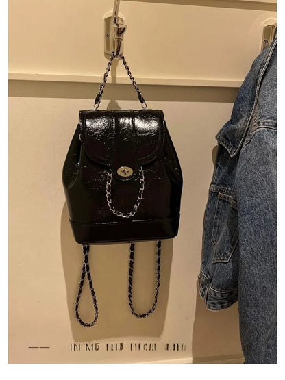 Elegant Korean Style Women's Chain Shoulder Bag