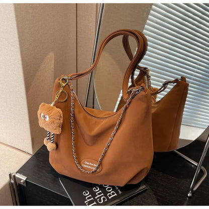 Elegant Retro Women's Shoulder Bag - Autumn Collection