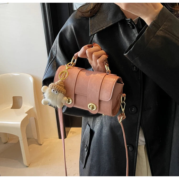 Elegant Women's Soft PU Boston Crossbody Bag