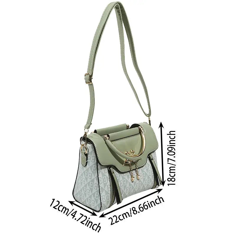 Elegant Designer Leather Shoulder Bag
