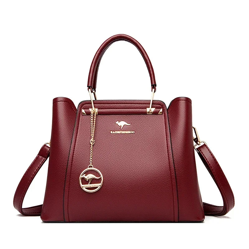 Exquisite Designer Leather Tote - Women's Luxury Handbag