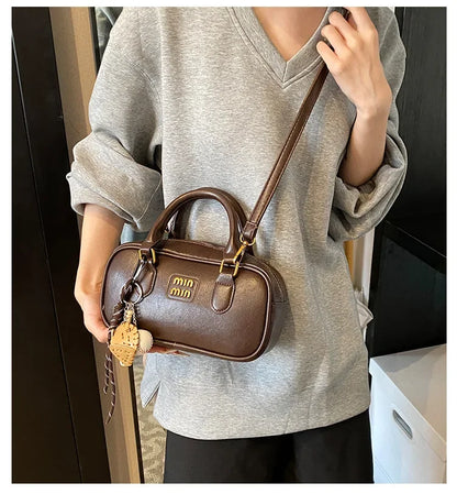 Elegant Retro Women's Crossbody Bowling Bag