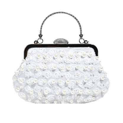 Exquisite Pearl Embellished Crossbody Bag for Women