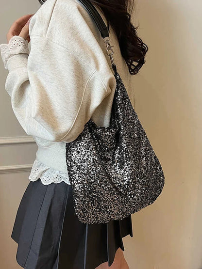 Exquisite Sequin Tote Bag for Women - Shimmering Elegance
