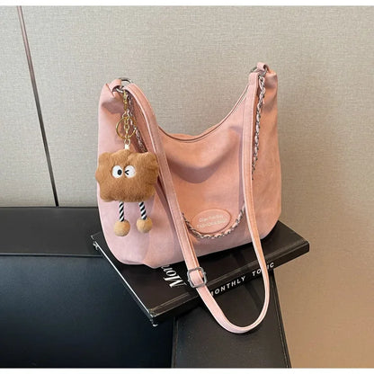 Elegant Retro Women's Shoulder Bag - Autumn Collection