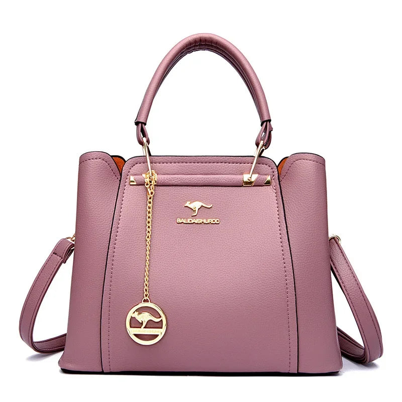 Exquisite Designer Leather Tote - Women's Luxury Handbag