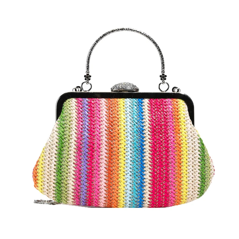 Exquisite Pearl Embellished Crossbody Bag for Women