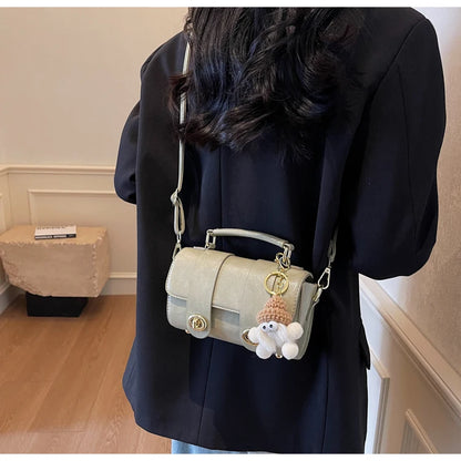 Elegant Women's Soft PU Boston Crossbody Bag