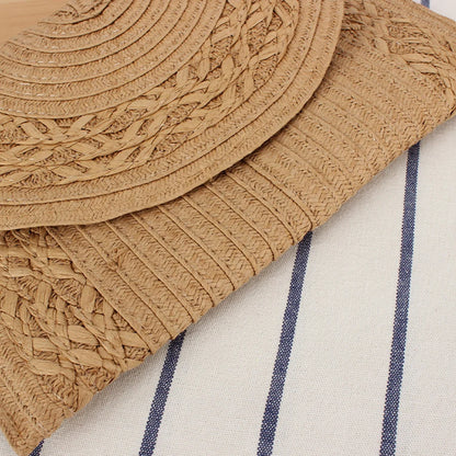 Elegant Bohemian Straw Shoulder Bag for Women