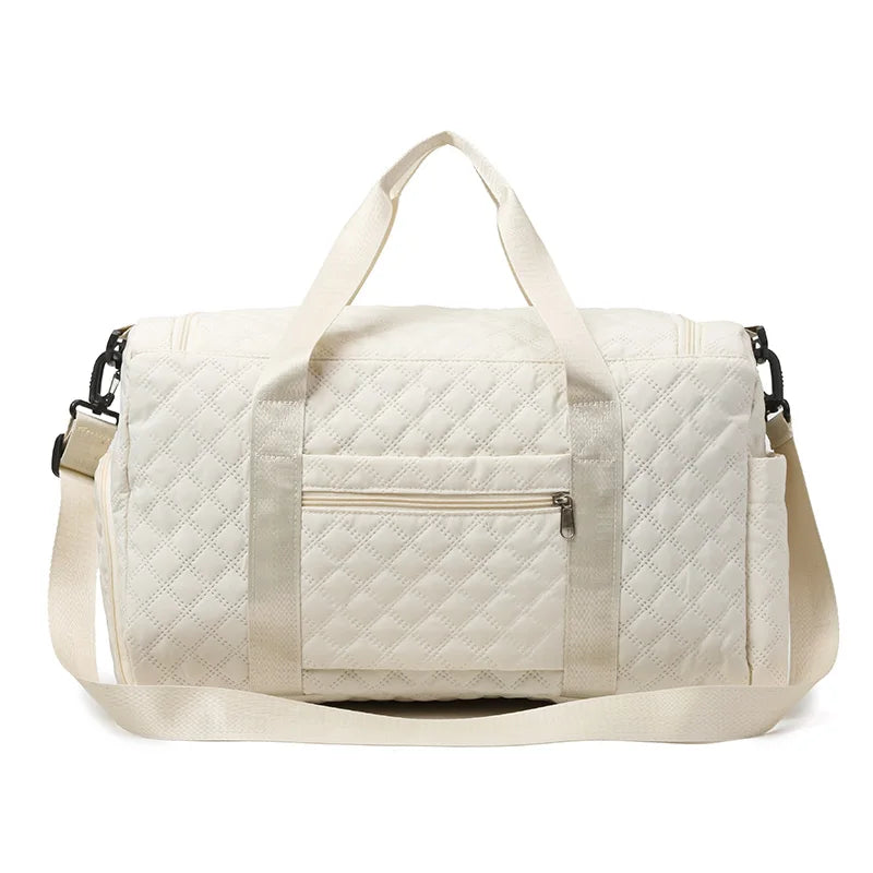 Elegant Oxford Quilted Women's Travel Handbag