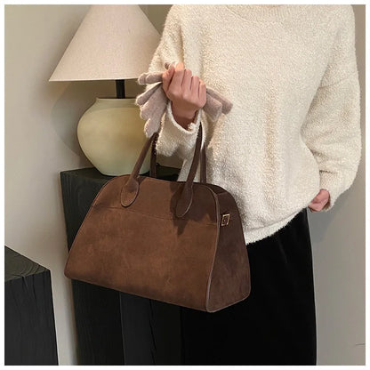Exquisite Vintage Top-Handle Tote for Autumn Elegance