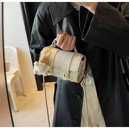 Elegant Women's Soft PU Boston Crossbody Bag