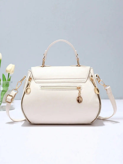 Elegant Floral Embroidered Bucket Handbag