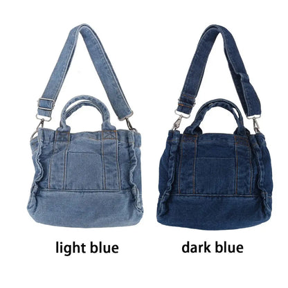 Sophisticated Denim Shoulder Bag for Women