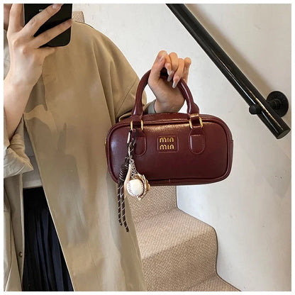 Elegant Retro Women's Crossbody Bowling Bag