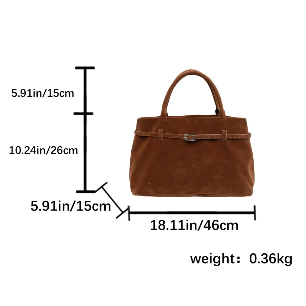 Elegant Velvet Tote Bag - Luxury Women's Handbag