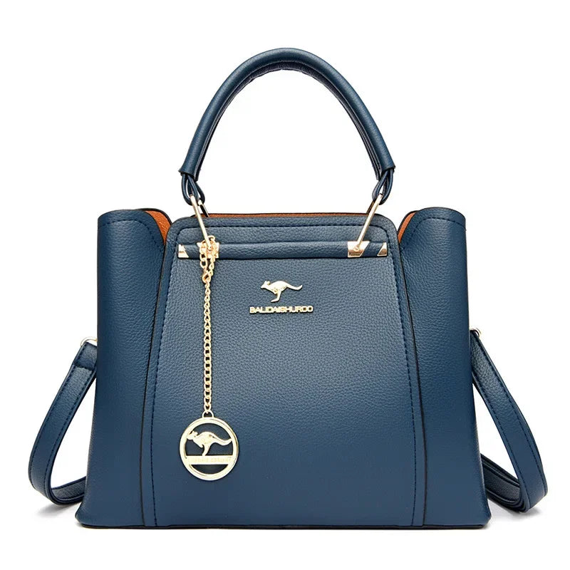 Exquisite Designer Leather Tote - Women's Luxury Handbag