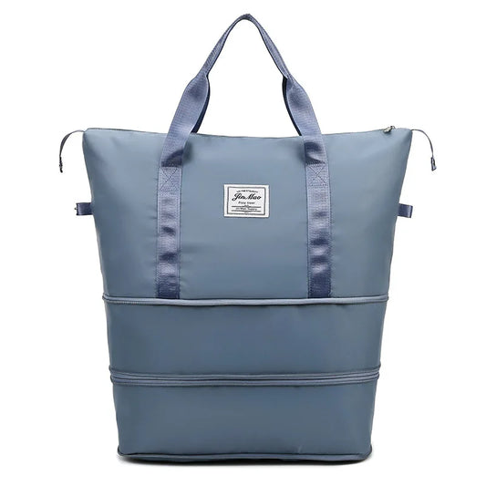 Elegant Double-Layer Women's Travel Bag
