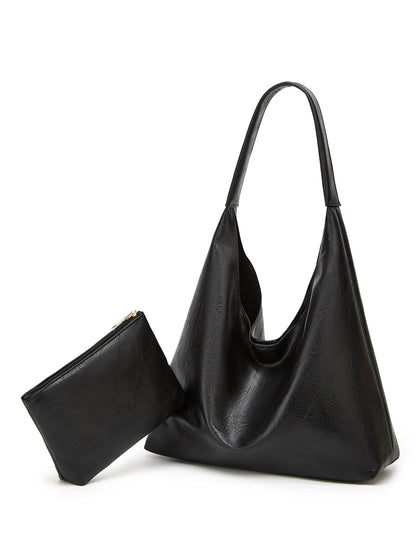 Elegant Retro Tote Bag for Women - Simple & Spacious