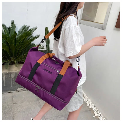 Elegant Oxford Travel Duffle Bag