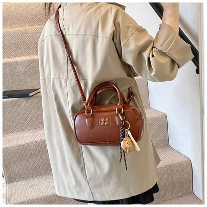 Elegant Retro Women's Crossbody Bowling Bag