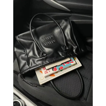 Exquisite PU Leather Women's Tote - Large Capacity & Waterproof