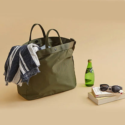 Elegant Nylon Tote Bag - Versatile Travel Companion
