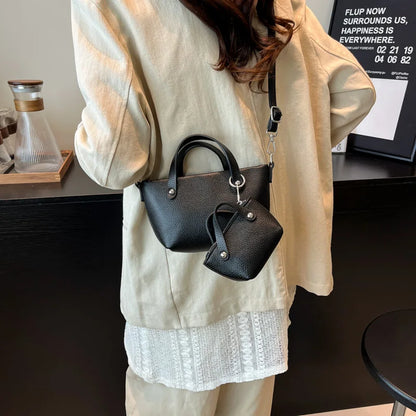 Exquisite 2-Piece Bucket Crossbody Bags for Women